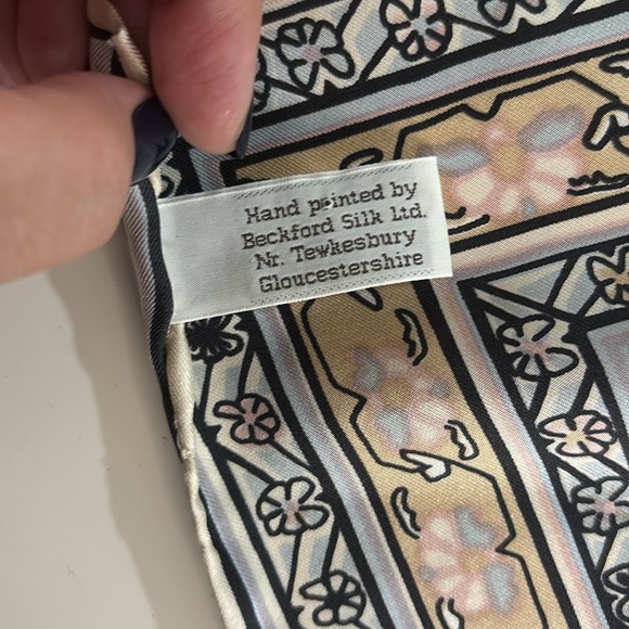 100% Silk Paisley Beckford Scarf |  Made in England - Picture 6 of 10